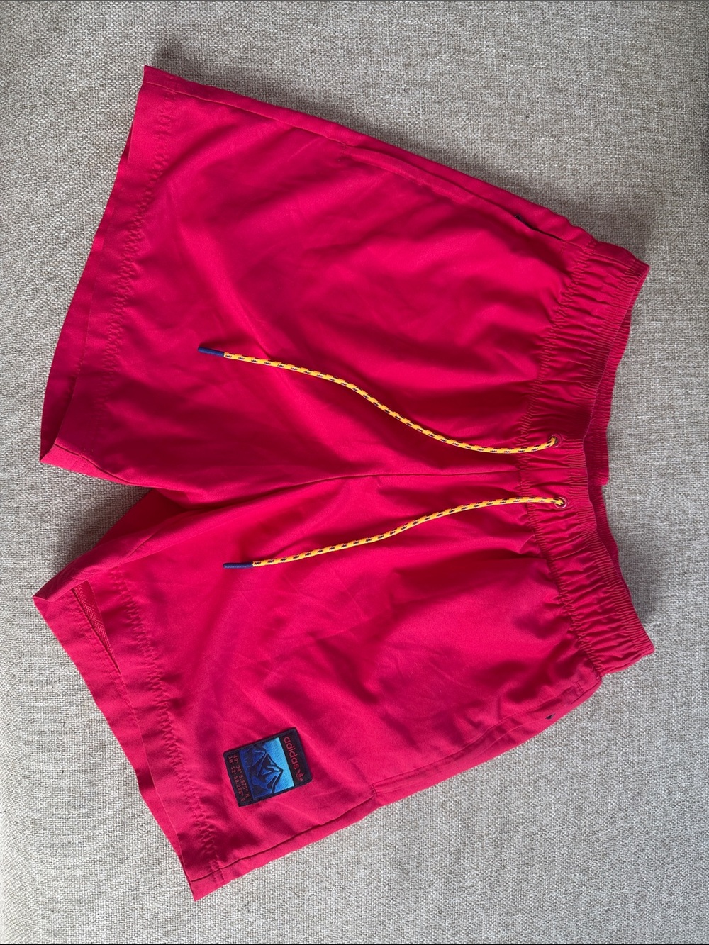 adidas Originals Adventure Wood Wave Swim Shorts Red Men’s - size M